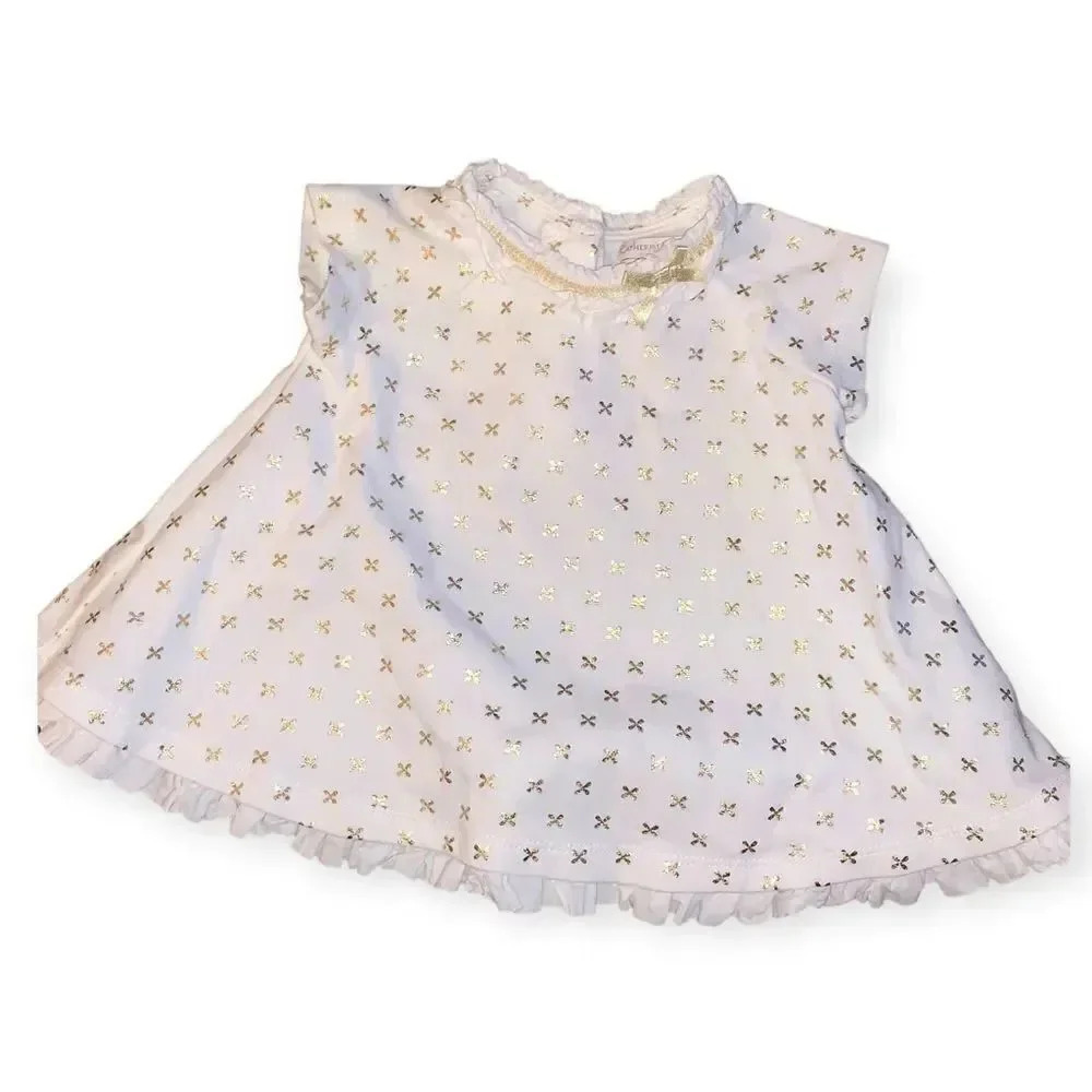 Catherine Maladrino Mini White Baby Dress